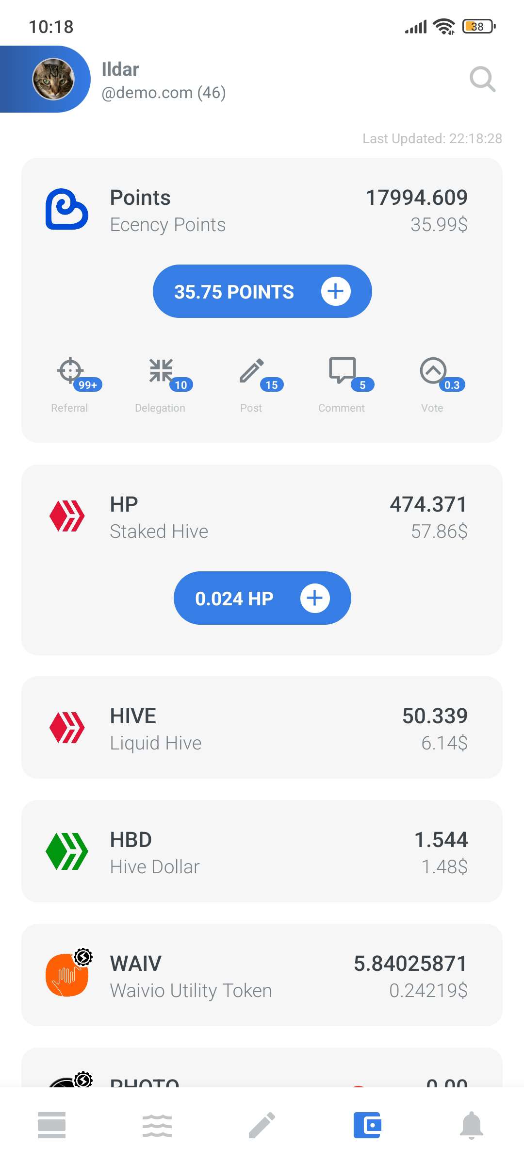 Multi-token Light theme